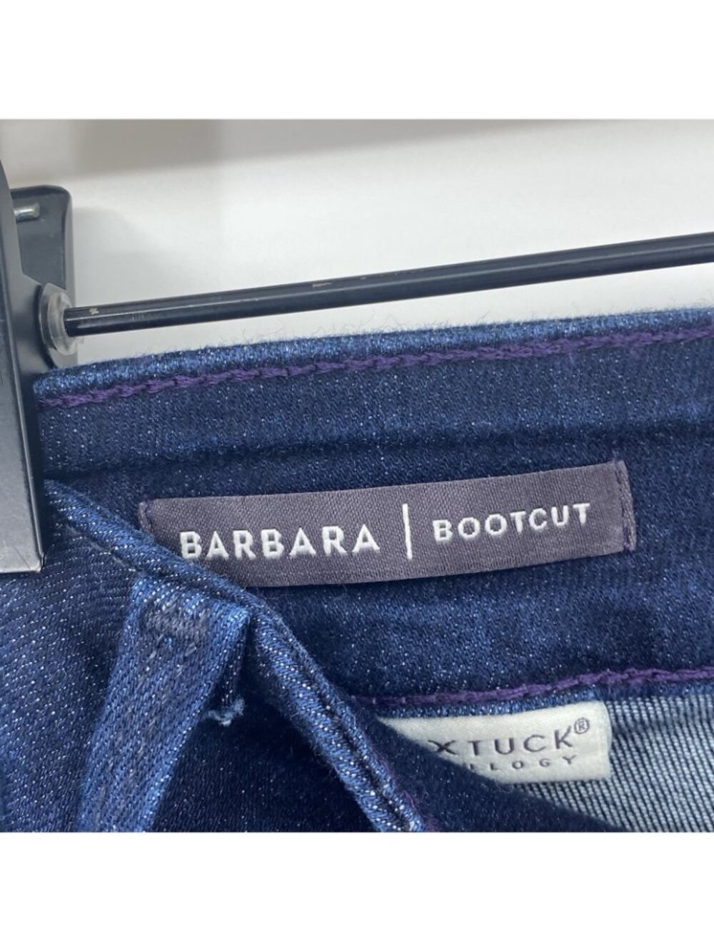 NYDJ Barbara Bootcut Jeans Womens Size 24W Blue Stretch Denim Lift Tuck - Picture 4 of 15